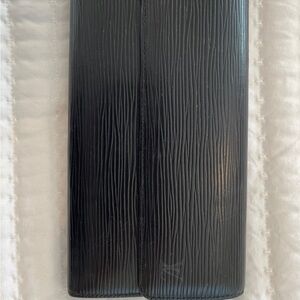 Louis Vuitton Epi Long Wallet in Black